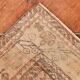 Tapis de couloir oriental vintage rouge et beige 3x11, 107x336 cm