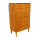 Commode "tallboy" en teck Suède 1960