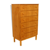 Chest of drawers "tallboy" in teak, sweden, 1960