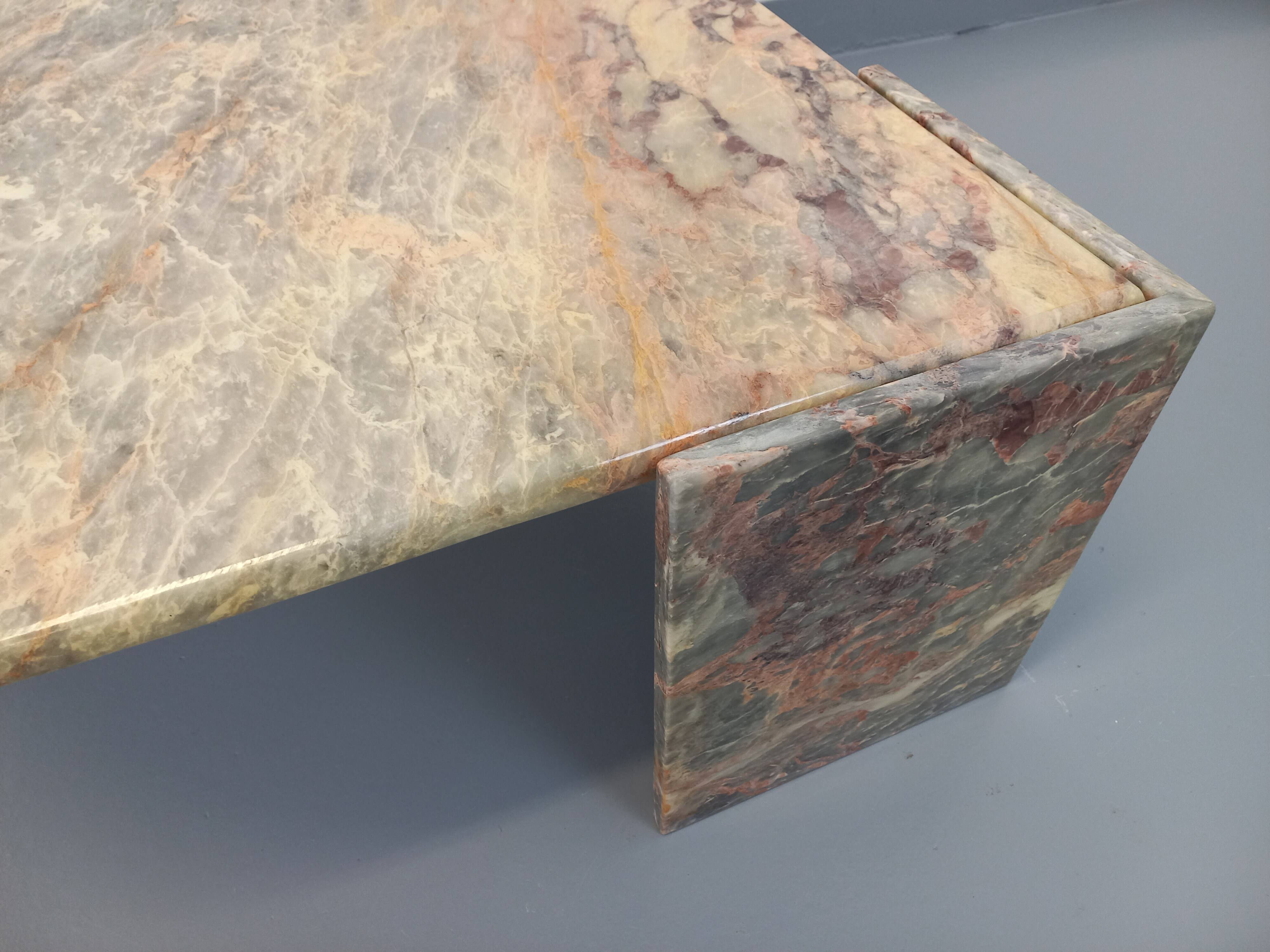 Vintage marble coffee table from the 70s