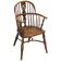 Windsor chair in solid elm circa 1860 - English furniture
