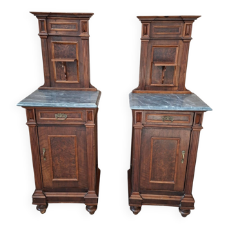 Coppia di Comodini a "Tempietto" Fine '800