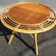 Bamboo and rattan side table
