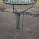Garden pedestal table