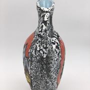 Enamelled ceramic vase Fat Lava, signed Pugi, numbered, circa 1950/1960