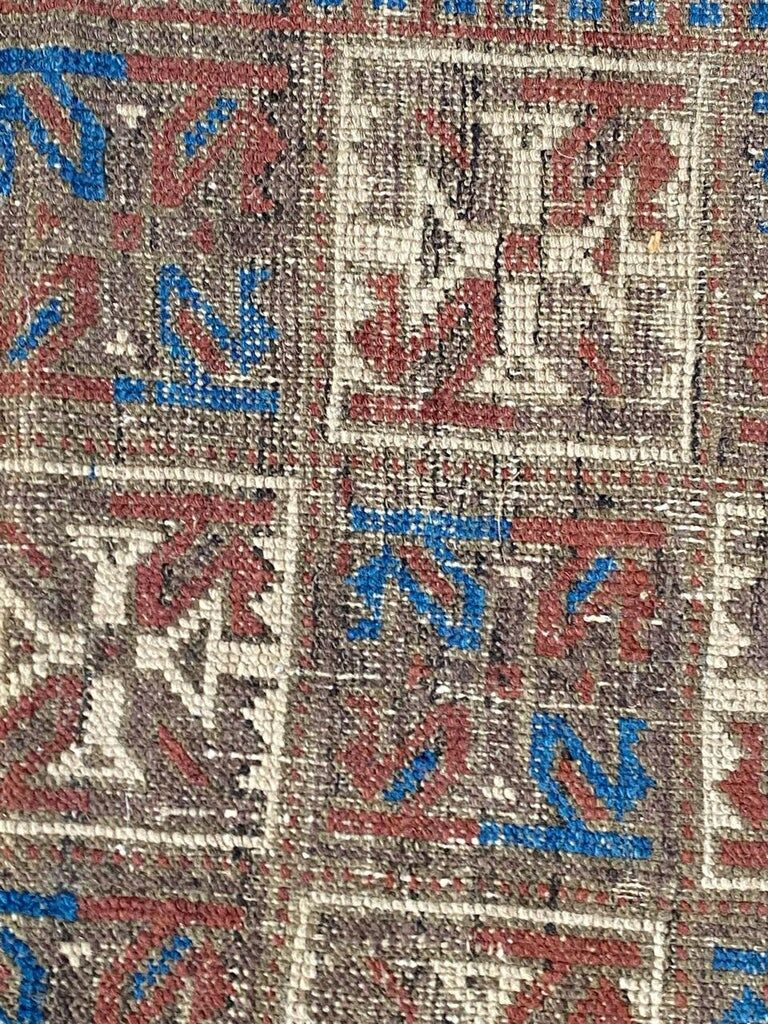 Ancient tribal baloch carpet 148x78 cm