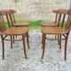 Série de 4 chaises bistrot
