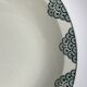 Old St Amand deep plate dark green