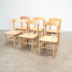 Set of six Scandinavian dining chairs by Rainer Daumiller