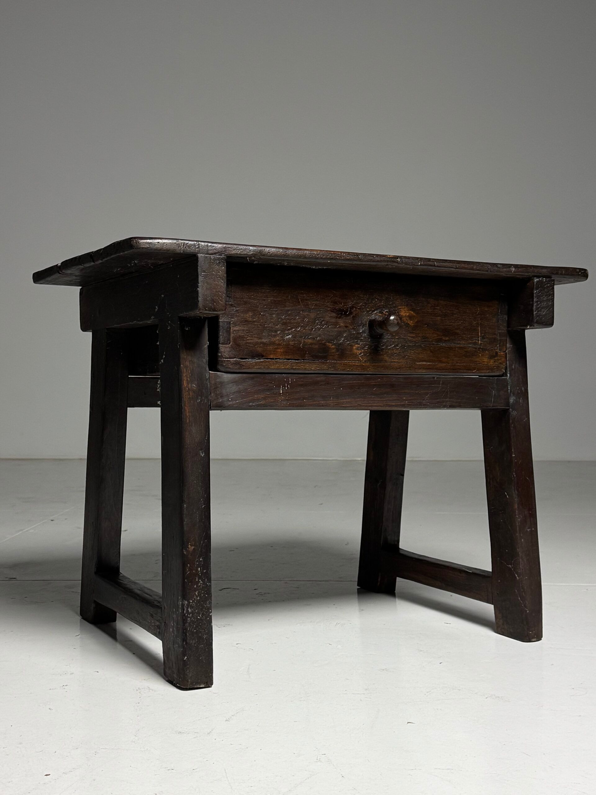 Spanish side table, rustic, early 20th century