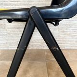 6 back chairs Emilio Ambasz & Giancarlo Peretti, yellow armchair