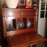 English-style solid wood secretary.