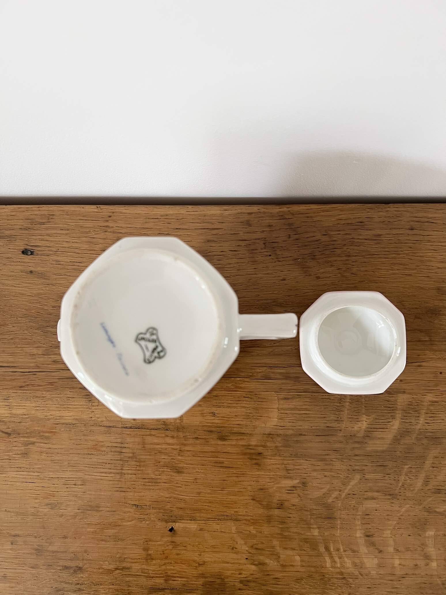 Antique Limoges porcelain dinnerette