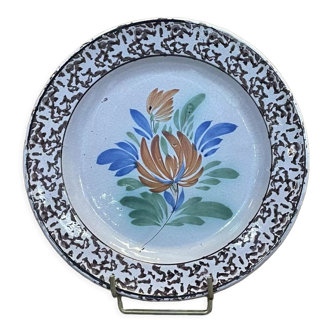 Plate of the nineteenth earthenware "black ass"