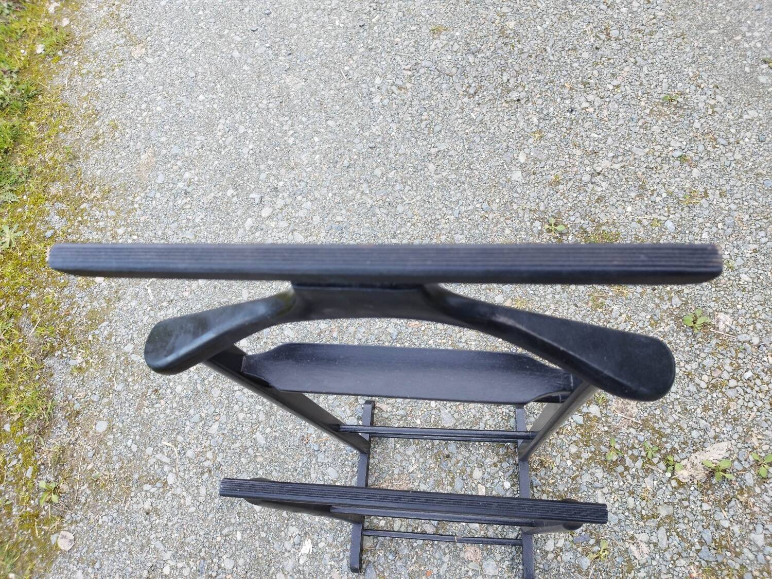 Valet black coat holder
