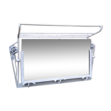 Former Wall coat hangers painted in gray iron