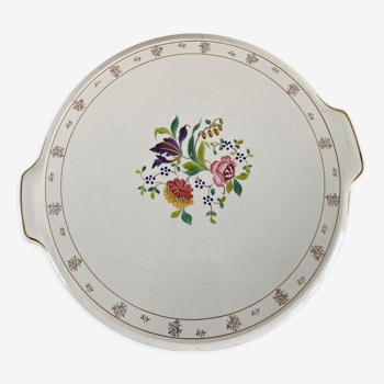 Plat à gâteau ancien Digoin France