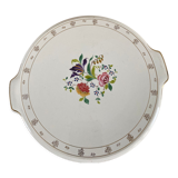 Plat à gâteau ancien Digoin France
