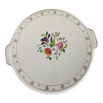 Plat à gâteau ancien Digoin France