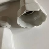 Pair of porcelain wall lights 1950 bathroom