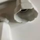 Pair of porcelain wall lights 1950 bathroom