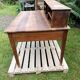 Antique solid wood desk