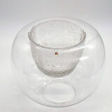 Centre de table en cristal par Tapio Wirkkala pour Littala années 1970