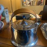 Théière vintage en acier inoxydable par C. Jörgensen pour Bodum