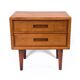 Vintage teak bedside table, 1960s