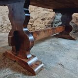 French monastery-style table – Solid cherry – 1950s