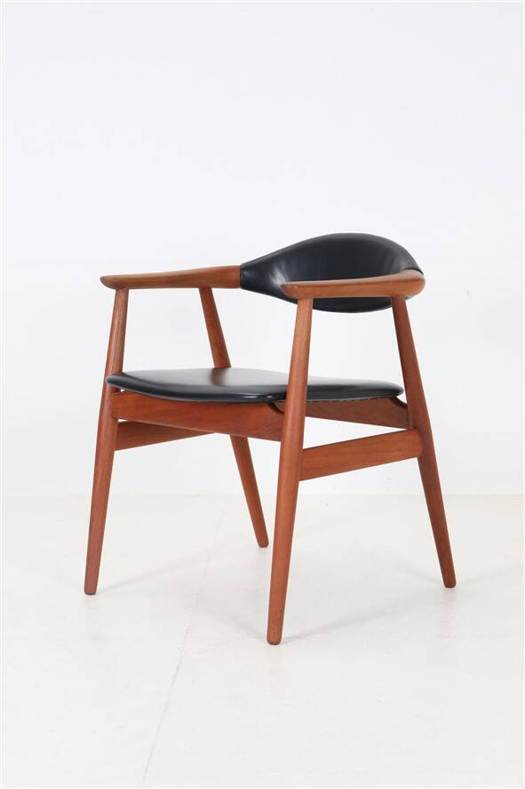Fauteuil en teck de Svend Aage Eriksen, Glostrup Møbler