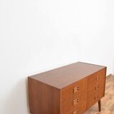 Danish oak chest of drawers