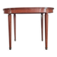 Table ovale marquetée fabrication allemande sohn & cie