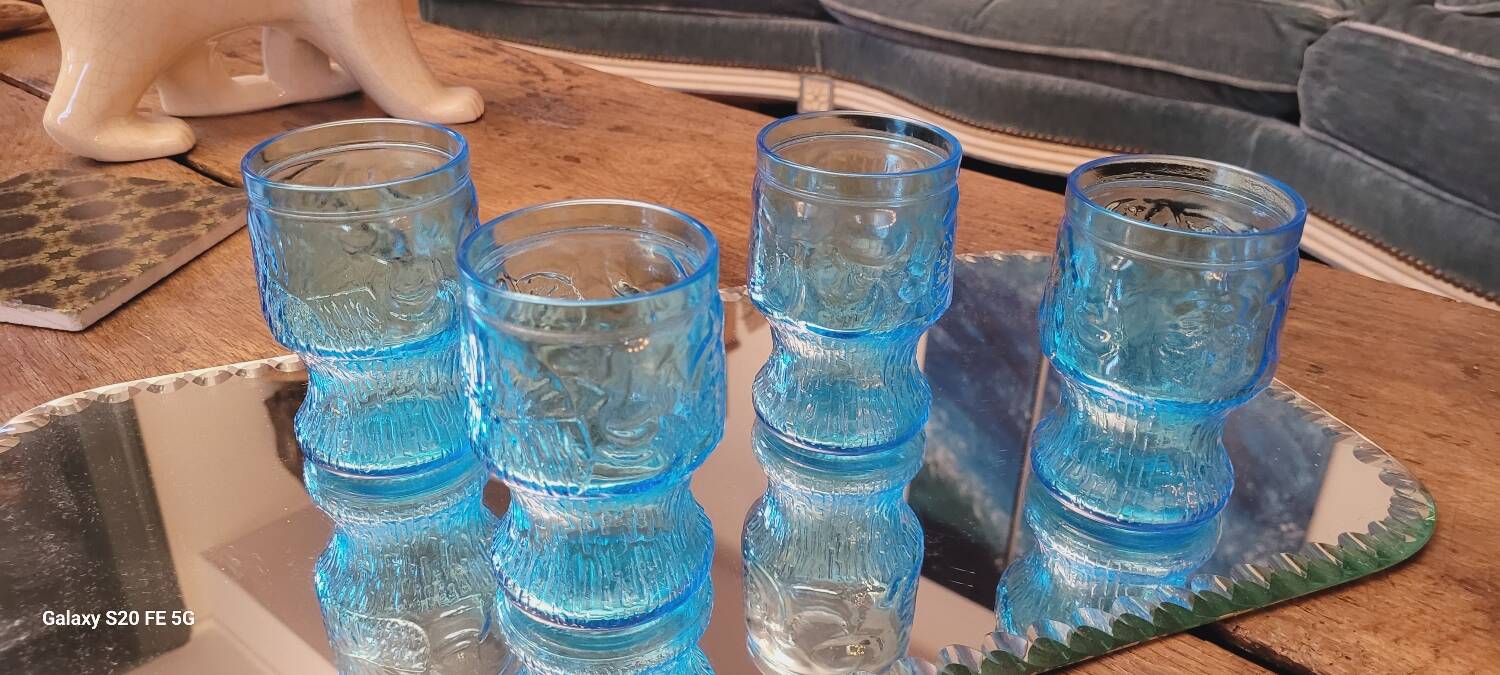 4 70's Italian glasses