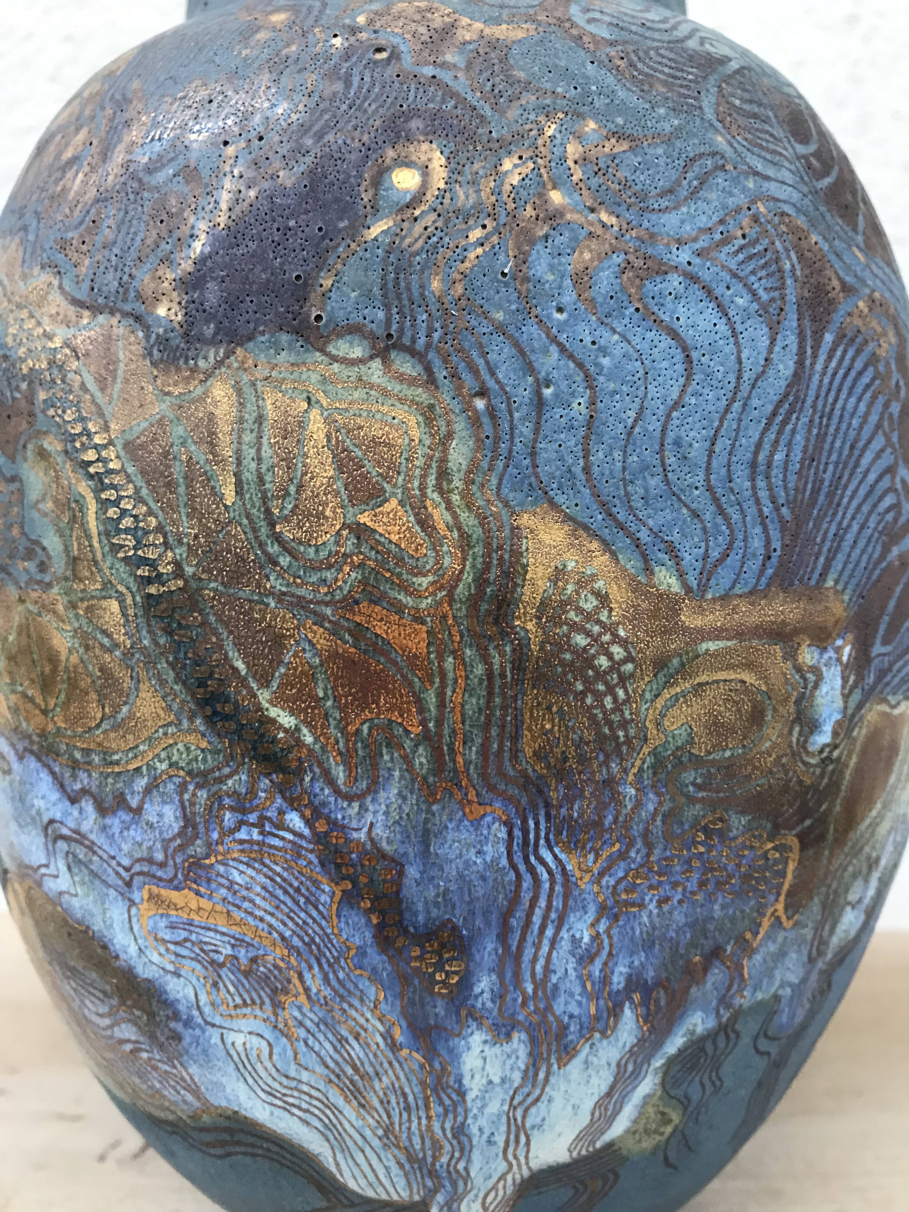 Vase Marc Roussel 80's