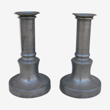 Pair of candle holders