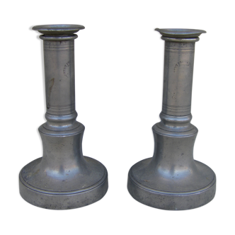 Pair of candle holders