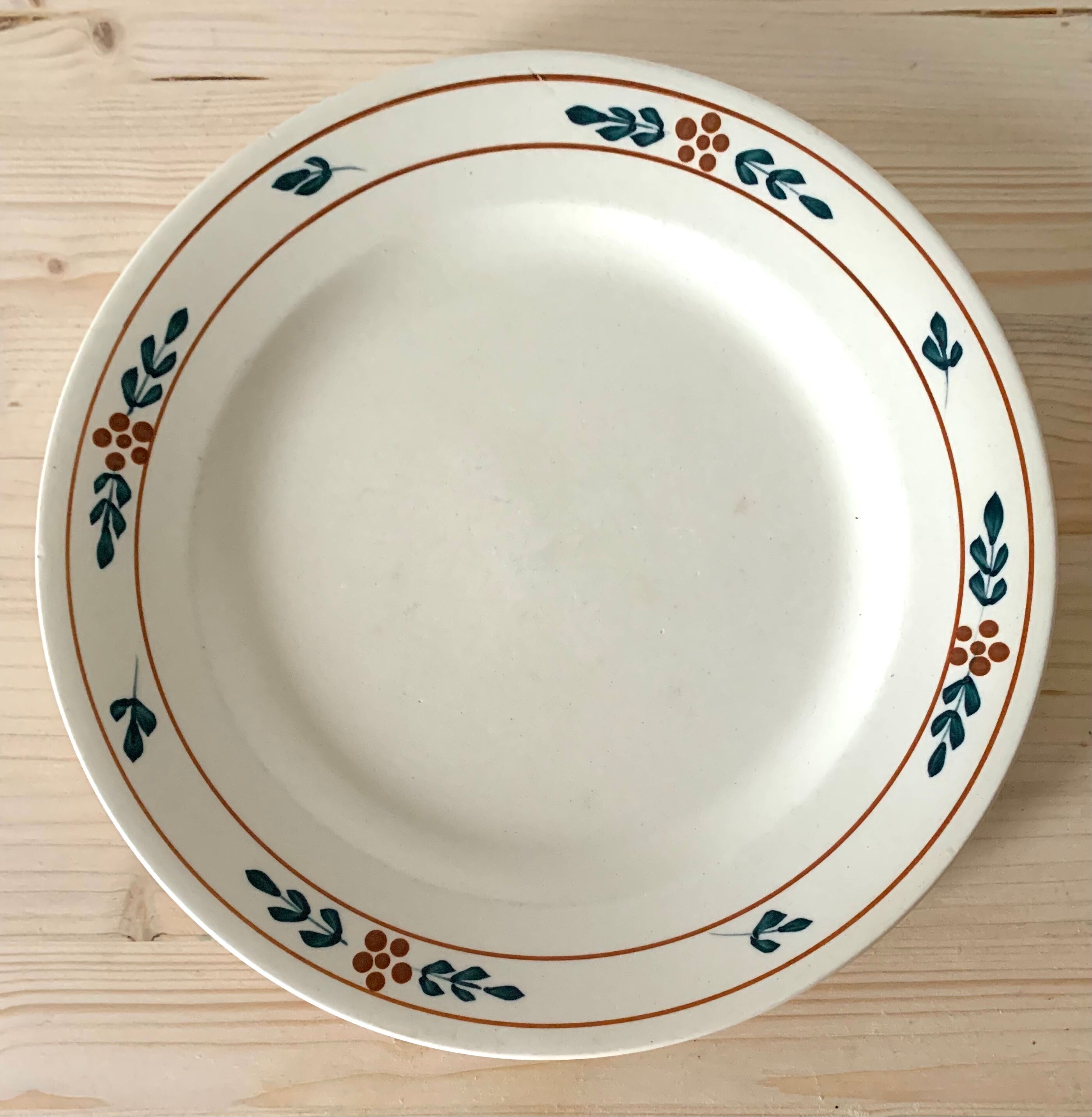 7 earthenware plates
