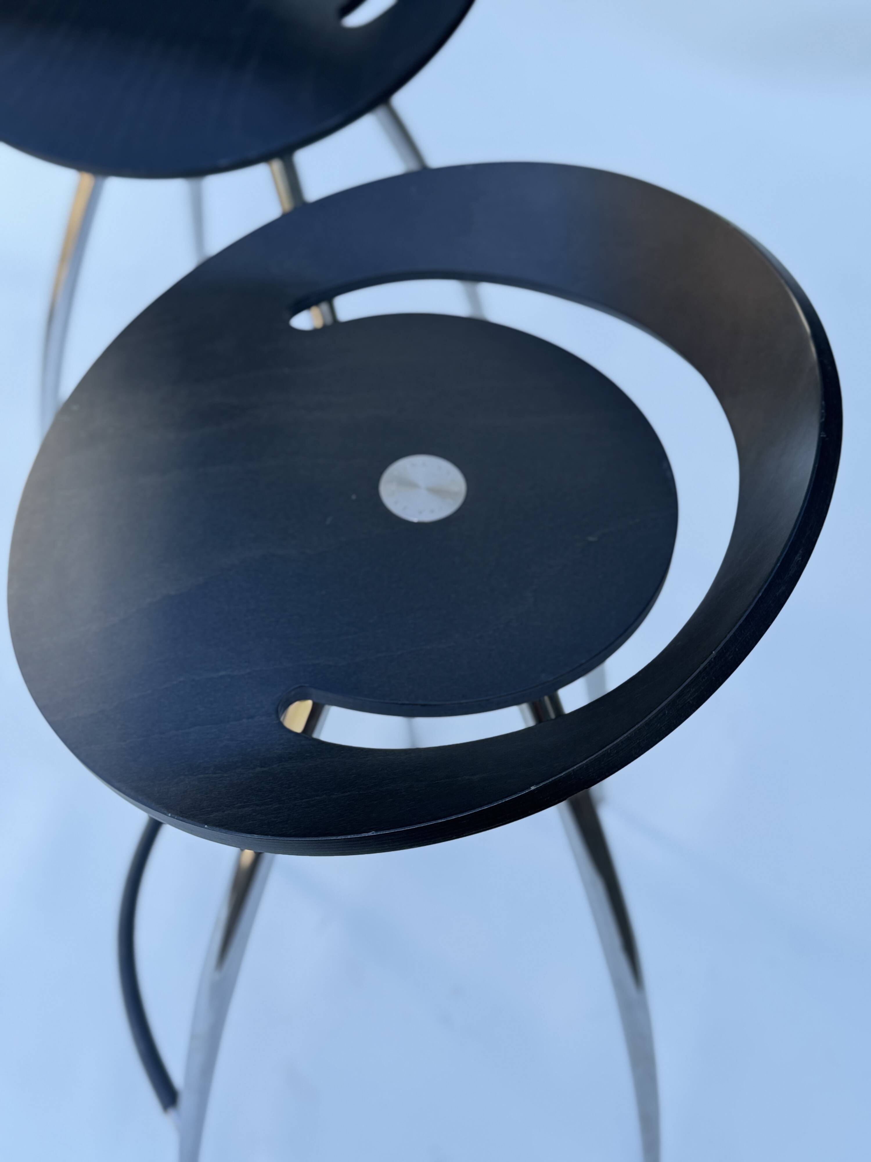 Pair of Sigurdur Thorsteinsson Lyra Barstools