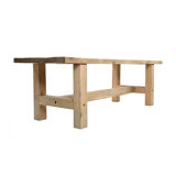 Farmhouse table in raw oak