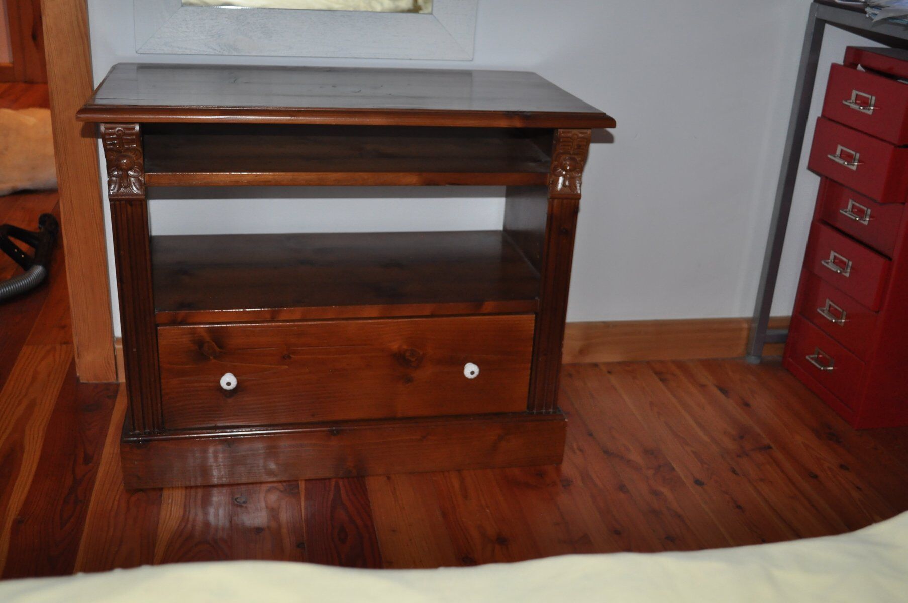 Antique Pine TV Stand