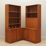 Set of teak bookcases, danish design, 1960s, production : denmark