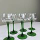 6 verres à pied vert Luminarc 