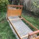 Bed with braces and feet compas vintage