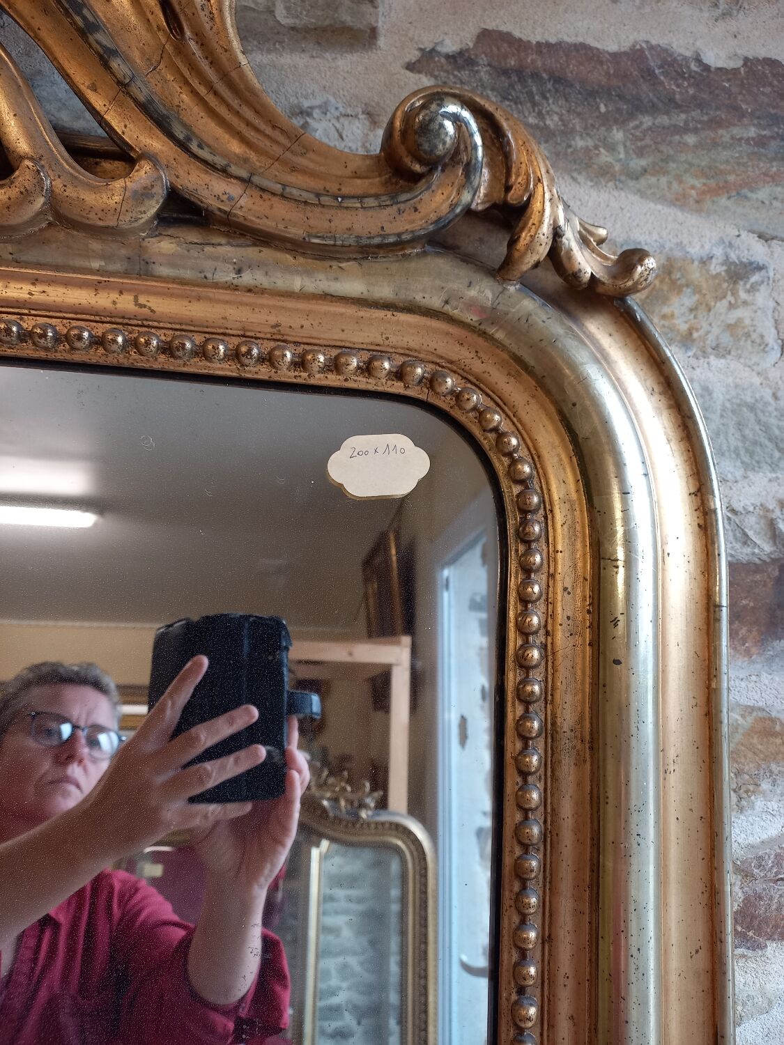 Miroir époque Louis Philippe 2m x 1m10