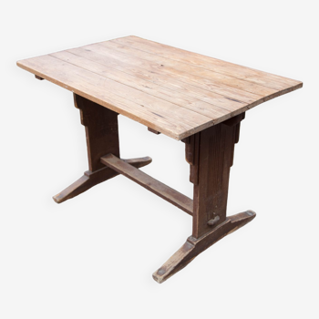 Table bistrot bois vintage