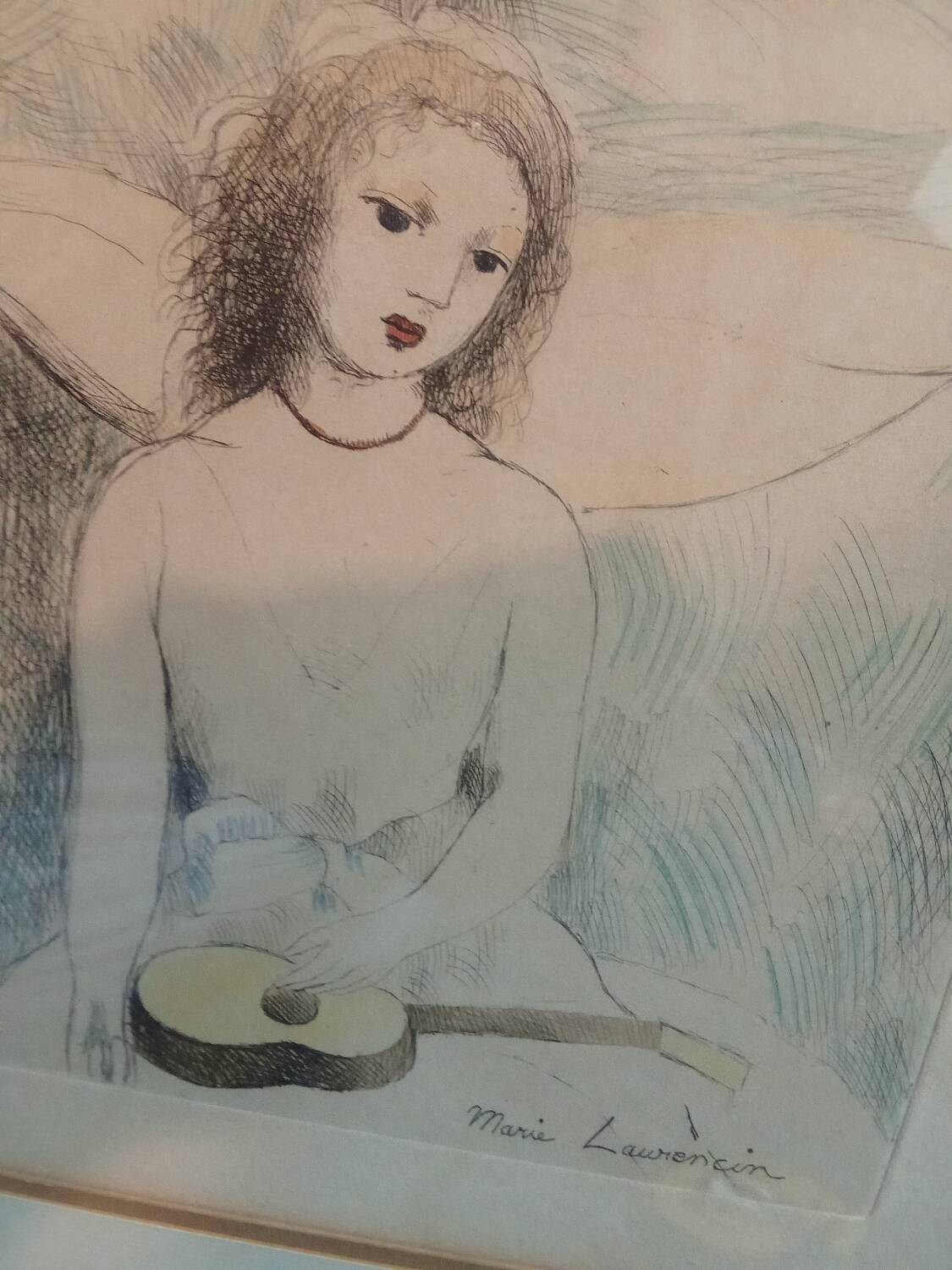 Original drawing by Marie Laurencin