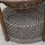Rattan armchair