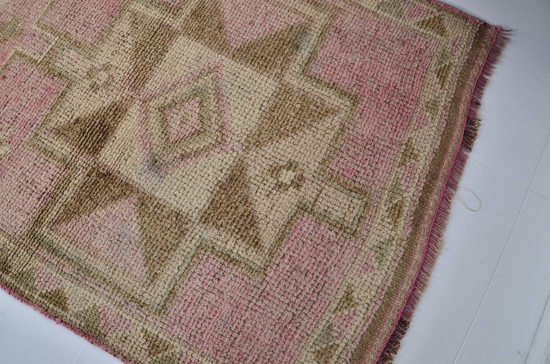 Anatolian Handknotted Oushak Runner sku 2194