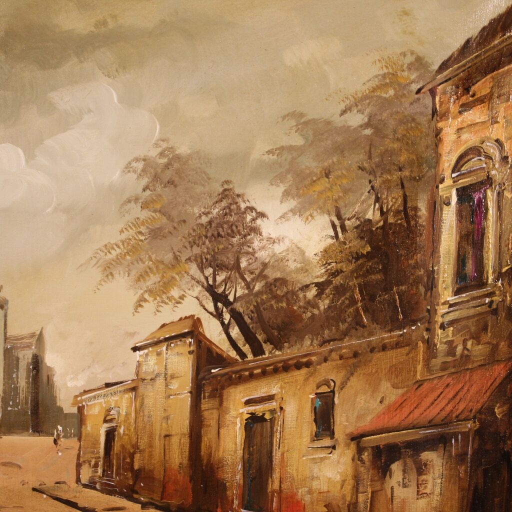 Italian landscape painting from 20th century